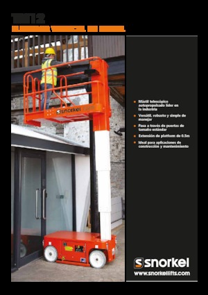 Подемници с единична вертикална мачта Snorkel TM12