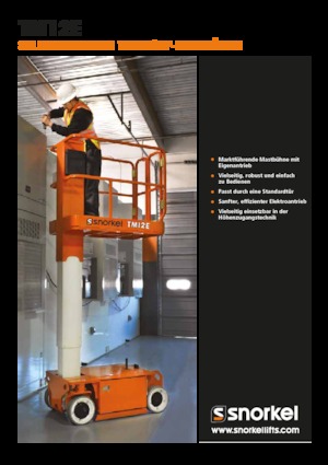 Подемници с единична вертикална мачта Snorkel TM12E