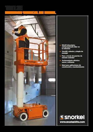 Подемници с единична вертикална мачта Snorkel TM12E