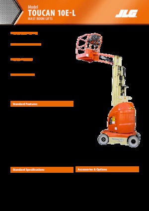 Подемници с единична вертикална мачта JLG-Toucan Toucan 10E-L