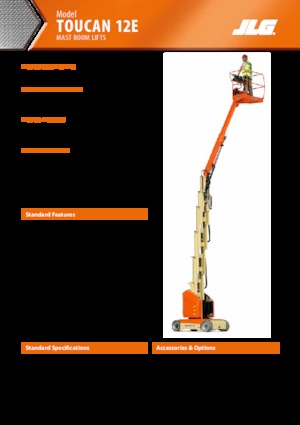 Подемници с единична вертикална мачта JLG-Toucan Toucan 12E