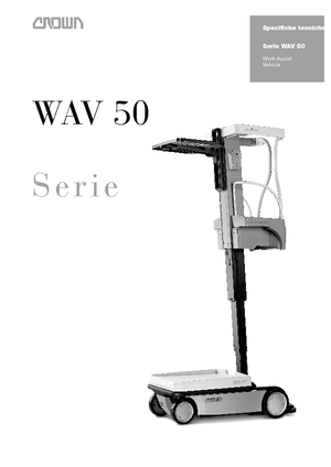 Подемници с единична вертикална мачта Crown Wav 50-118