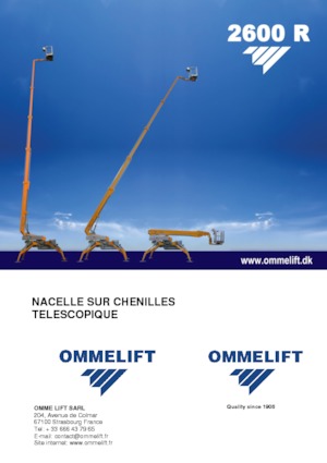 Пълзящи телескопични подемници OMMELIFT 2600 R