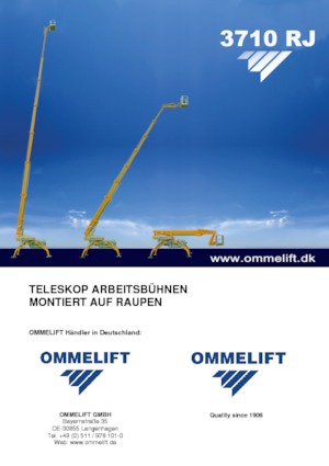 Пълзящи телескопични подемници OMMELIFT 3710 RJ
