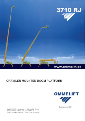 Пълзящи телескопични подемници OMMELIFT 3710 RJ