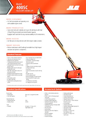 Пълзящи телескопични подемници JLG 400SC