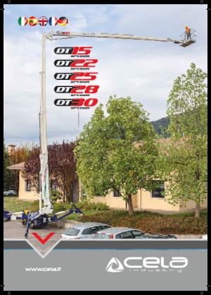 Пълзящи повдигачи с подвижна стрела CELA DT25 Spyder