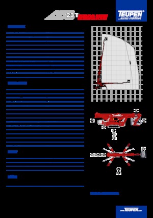 Пълзящи телескопични подемници TEUPEN LEO23T 