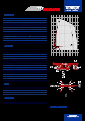 Пълзящи телескопични подемници TEUPEN LEO23T 