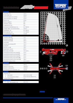 Пълзящи телескопични подемници TEUPEN LEO31T