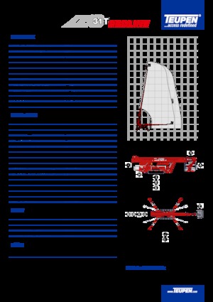 Пълзящи телескопични подемници TEUPEN LEO31T