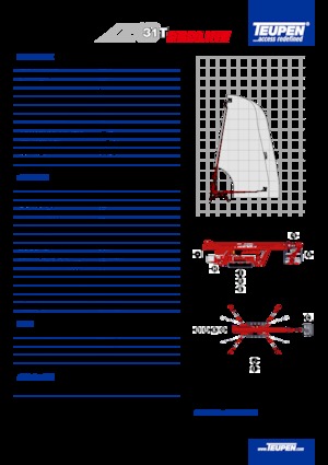 Пълзящи телескопични подемници TEUPEN LEO31T