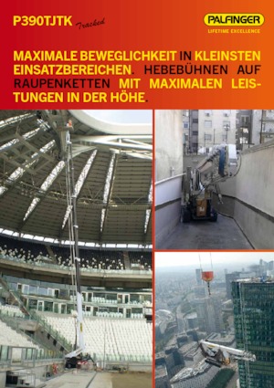 Пълзящи телескопични подемници Palfinger P 390 TJTK