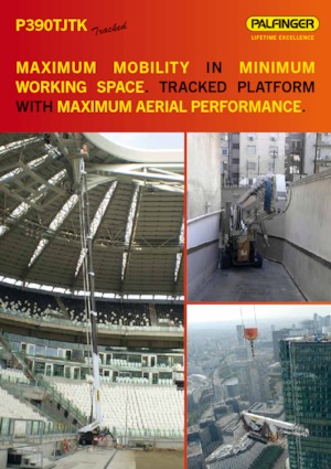 Пълзящи телескопични подемници Palfinger P 390 TJTK