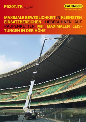 Пълзящи телескопични подемници Palfinger P 520 TJTK