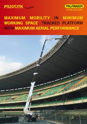 Пълзящи телескопични подемници Palfinger P 520 TJTK