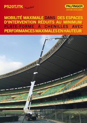 Пълзящи телескопични подемници Palfinger P 520 TJTK