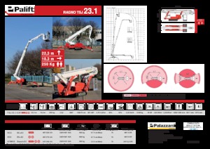 Пълзящи телескопични подемници Palazzani TSJ 23.1 C