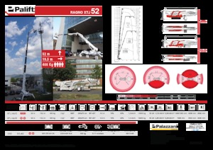 Пълзящи телескопични подемници Palazzani XTJ 52+ C