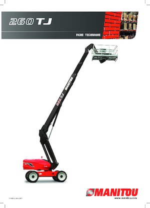 Колесни телескопични подемници Manitou 260 TJ
