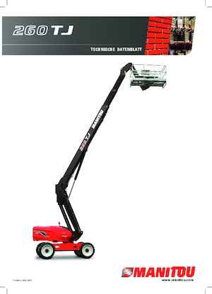 Колесни телескопични подемници Manitou 260 TJ-X