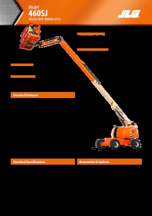 Колесни телескопични подемници JLG 460SJ