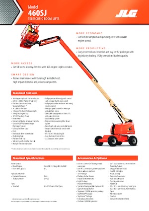 Колесни телескопични подемници JLG 460SJ