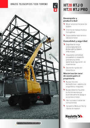 Колесни телескопични подемници Haulotte HT28 RTJ PRO
