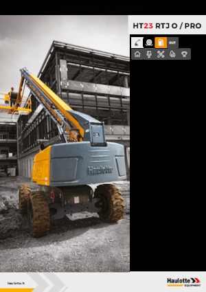 Колесни телескопични подемници Haulotte HT23 RTJ PRO
