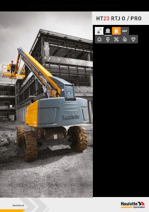 Колесни телескопични подемници Haulotte HT23 RTJ PRO