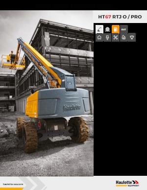 Колесни телескопични подемници Haulotte HT67 RTJ PRO
