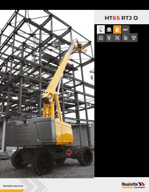 Колесни телескопични подемници Haulotte HT85 RTJ O