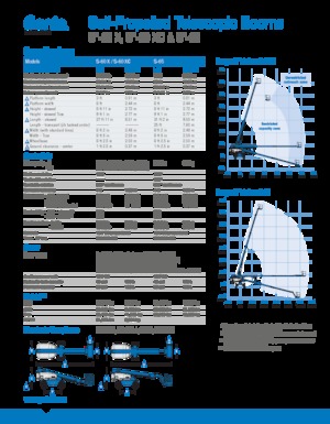 Колесни телескопични подемници Genie S-65