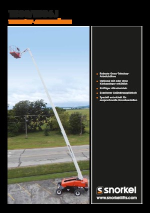 Колесни телескопични подемници Snorkel TB86J