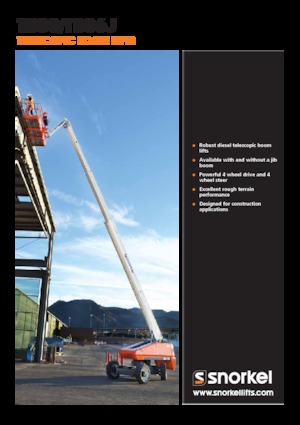 Колесни телескопични подемници Snorkel TB86J