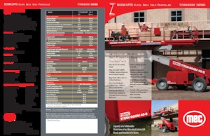 Колесни телескопични подемници MEC TITAN BOOM 40-S