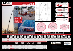 Колесни телескопични подемници Palazzani TSJ 30.1 R
