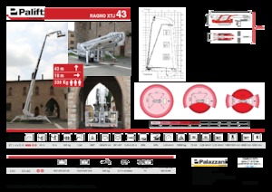 Колесни телескопични подемници Palazzani XTJ 43+ R