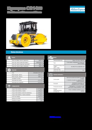 Триколесни валяци Dynapac CS 1400