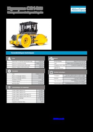 Триколесни валяци Dynapac CS 1400