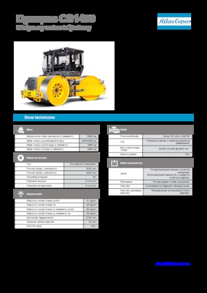 Триколесни валяци Dynapac CS 1400