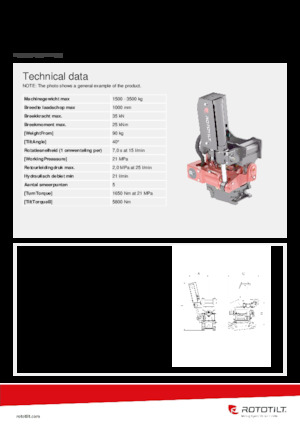 Механизми за завъртане и наклон на багерната кофа Rototilt® R1