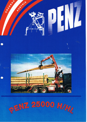 Кранове за товарене на дървен материал PENZ 25000 HL