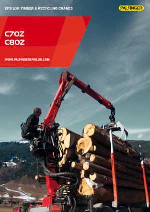 Кранове за товарене на дървен материал Epsilon C 80 Z 73