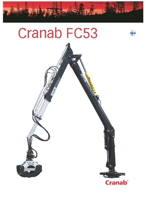 Кранове за товарене на дървен материал Cranab FC 53 DT
