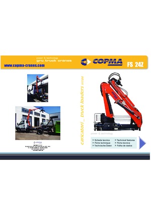 Кранове за товарене на дървен материал COPMA 2000 FS 24 Z 1