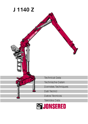 Кранове за товарене на дървен материал Jonsered J 1140 Z