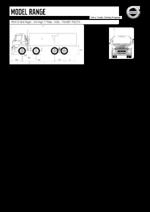 Твърдо шаси Volvo Trucks FMX13.420 8x6 Rigid - XX-High T Ride
