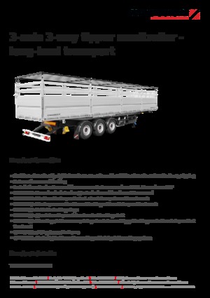 Полуремаркета за самосвали Schwarzmüller 3-axle 3-way tipper semitrailer - long-haul transport
