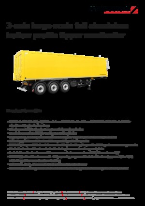 Полуремаркета за самосвали Schwarzmüller 3-axle large-scale full aluminium hollow profile tipper semitrailer